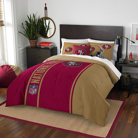 San Francisco 49ers NFL Full Comforter Set (Soft & Cozy) (76 x 86)