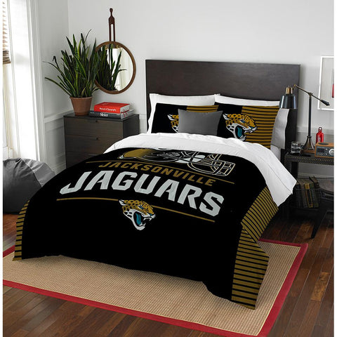 Jacksonville Jaguars Nfl Full Comforter Set (draft Series) (86" X 86")