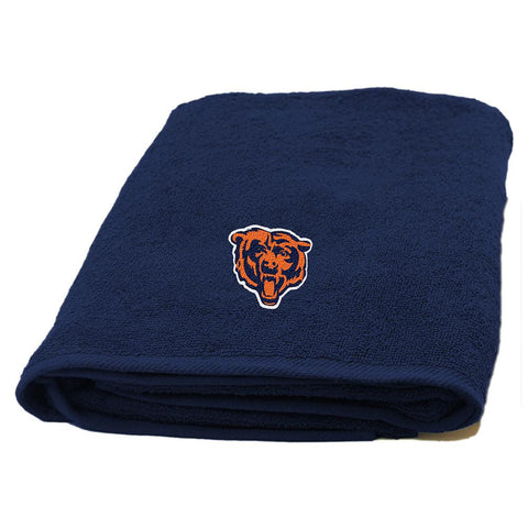 Chicago Bears NFL Applique Bath Towel