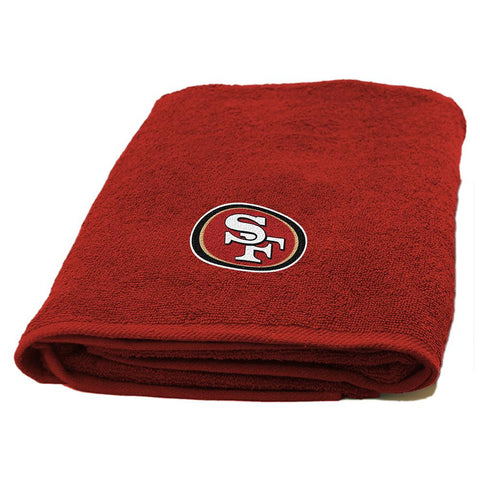 San Francisco 49ers NFL Applique Bath Towel