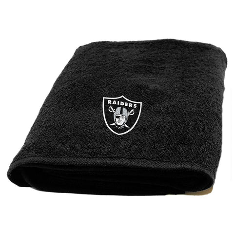 Oakland Raiders NFL Applique Bath Towel
