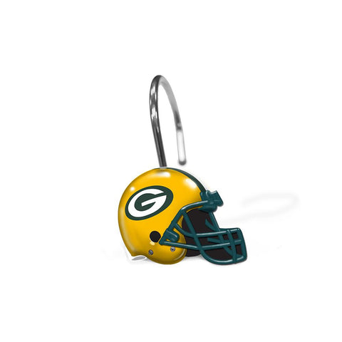 Green Bay Packers NFL Shower Curtain Rings