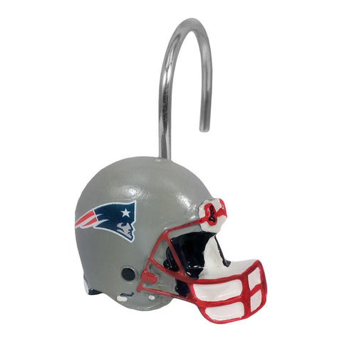 New England Patriots NFL Shower Curtain Rings
