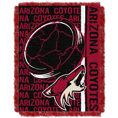 Phoenix Coyotes NHL Triple Woven Jacquard Throw (Double Play Series) (48x60)