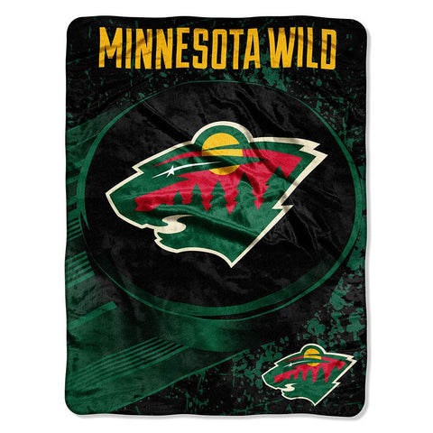 Minnesota Wild NHL Micro Raschel Blanket (46in x 60in)