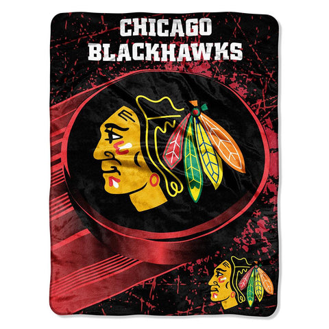Chicago Blackhawks NHL Micro Raschel Throw (46in x 60in)