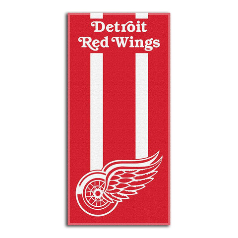 Detroit Red Wings NHL Zone Read Cotton Beach Towel (30in x 60in)