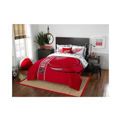 Detroit Red Wings Nhl Full Comforter Set (soft & Cozy) (76 X 86)