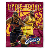 Cleveland Cavaliers Nba Kyrie Irving Silk Touch Throw (50in X 60in)