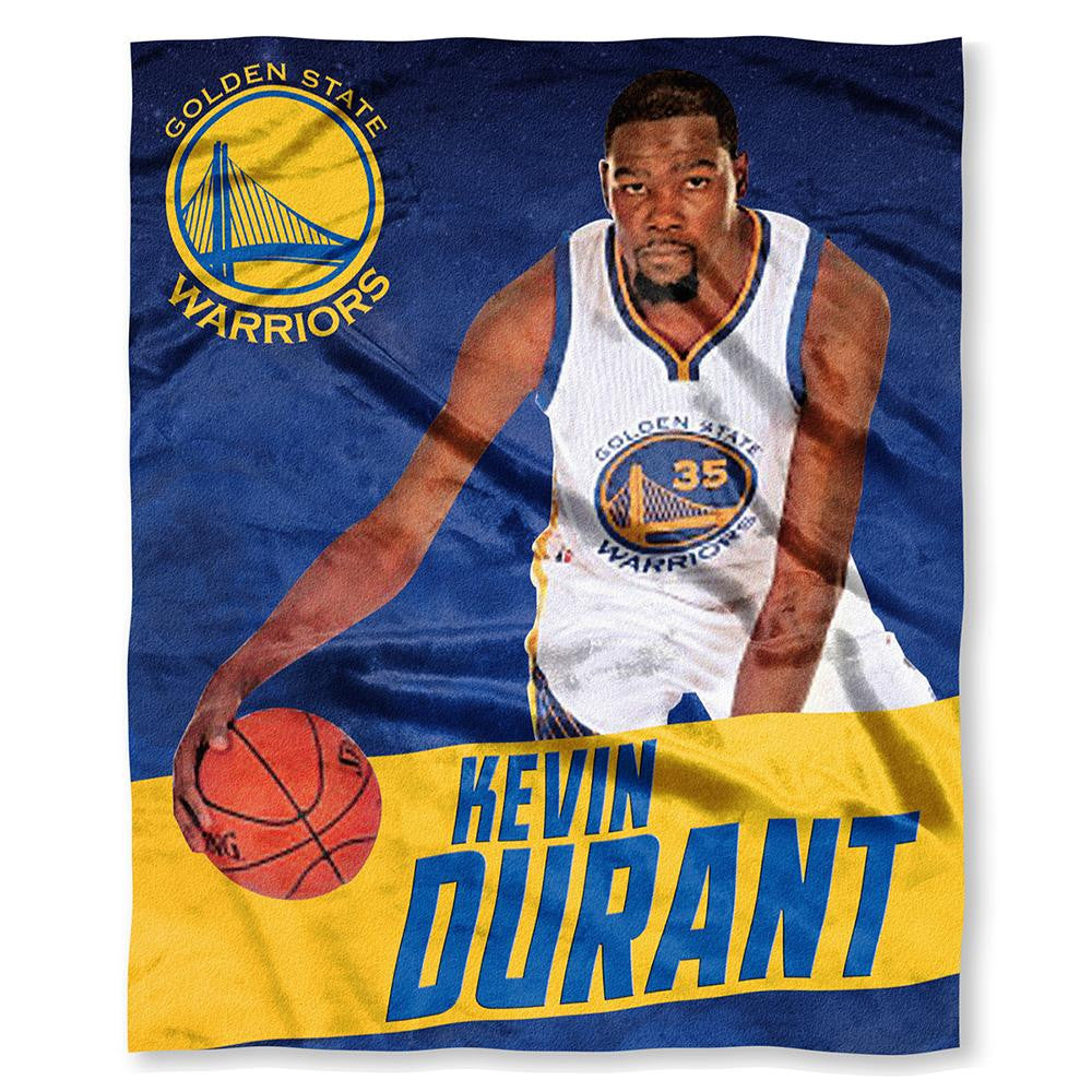 Golden State Warriors Nba Kevin Durant Silk Touch Throw (50in X 60in)