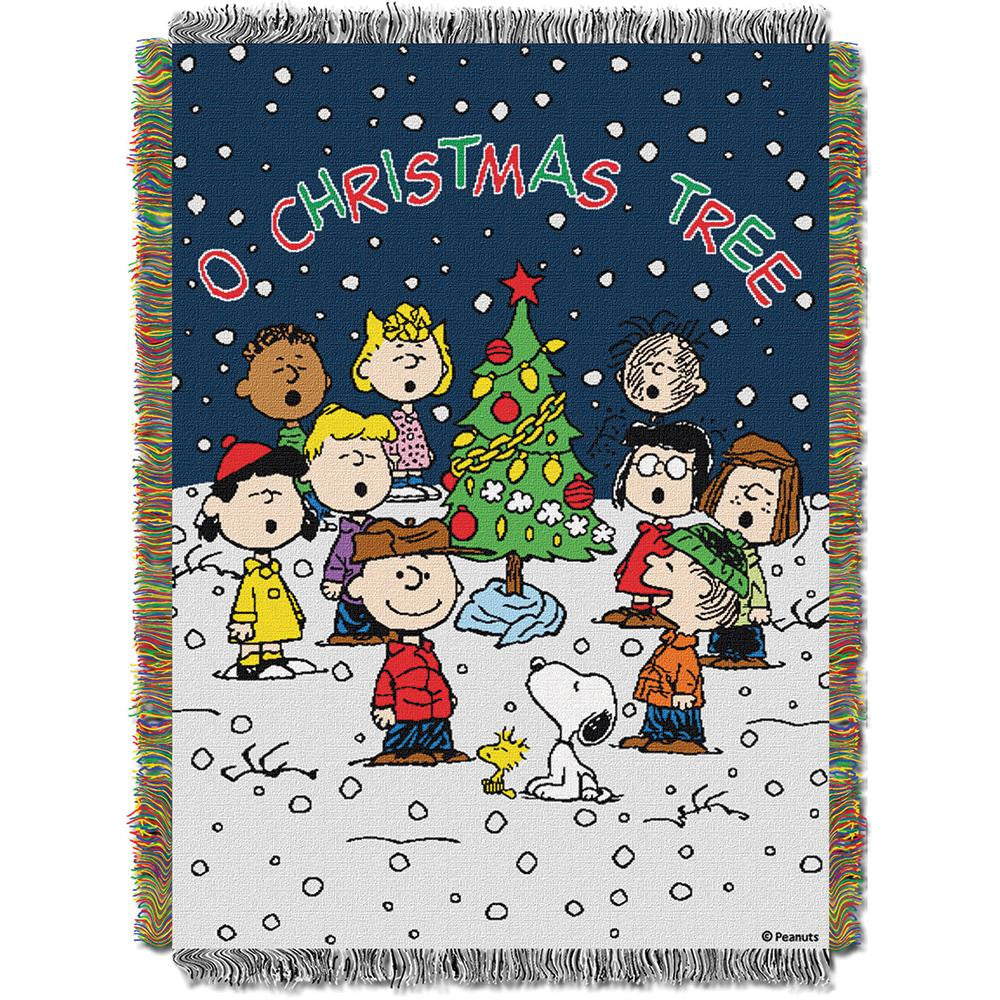 Charlie Brown Christmas  Woven Tapestry Throw (48inx60in)