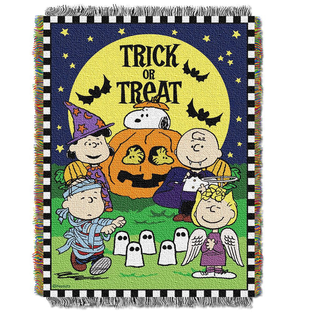 Spooky Ganng  Woven Tapestry Throw (48inx60in)