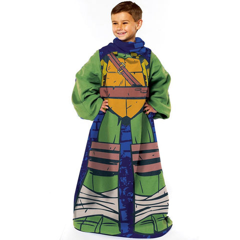 Nic-tnmt-being Leo  Youth Comfy Throw Blanket W-sleeves