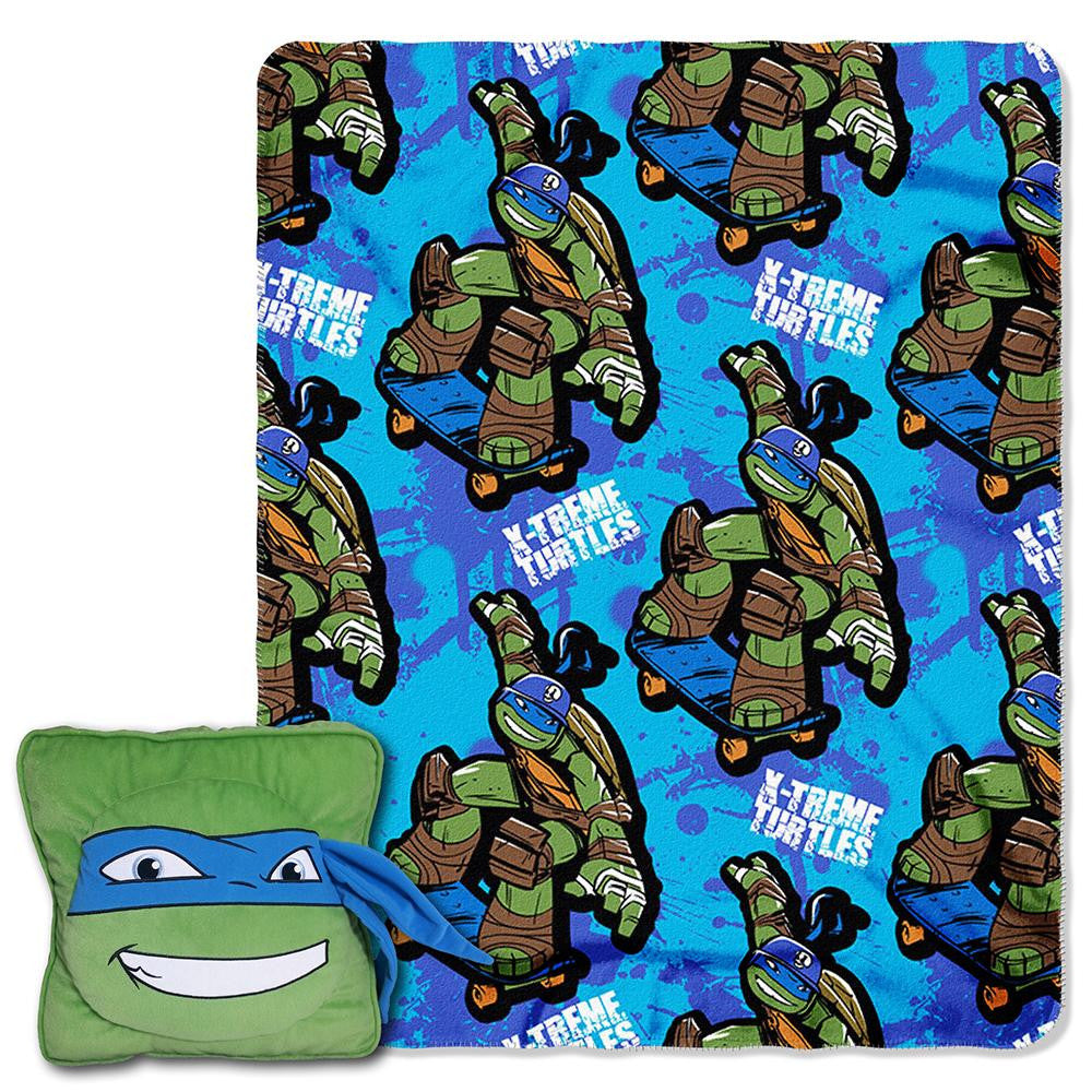 Tmnt(leo Maxin)  3d Pillow & Throw Set