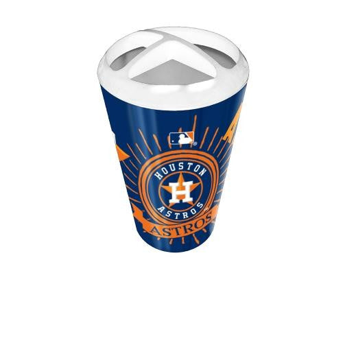 Houston Astros Mlb Polymer Toothbrush Holder (ink Burst Series)