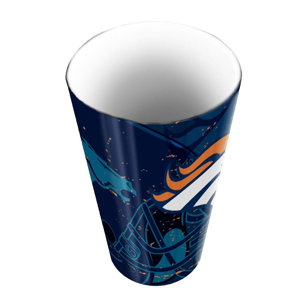 Denver Broncos Nfl Polymer Bathroom Tumbler (scatter Series)