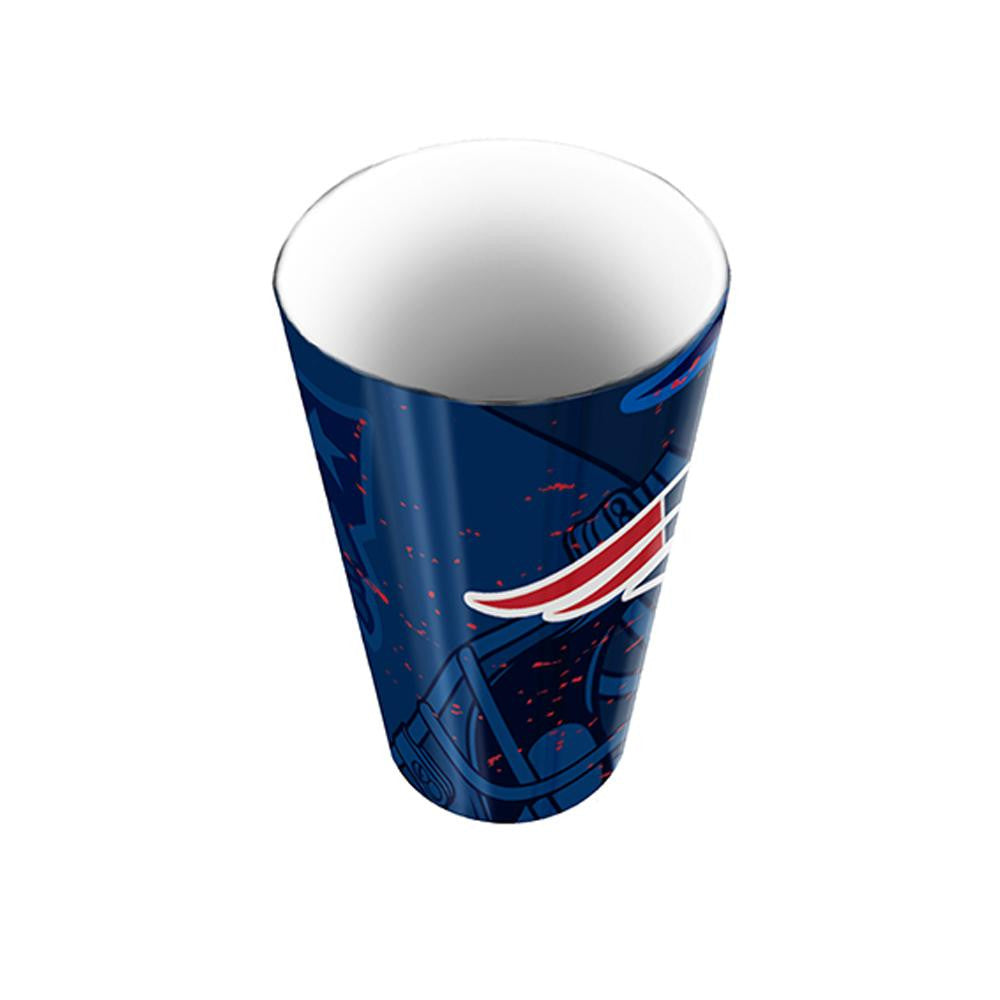 New England Patriots Nfl Polymer Bathroom Tumbler (scatter Series)