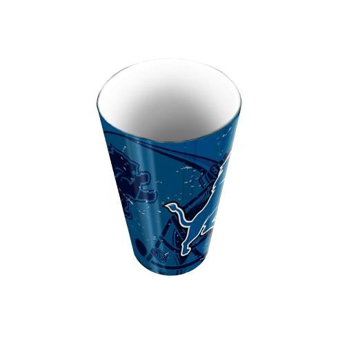 Detroit Lions Nfl Polymer Bathroom Tumbler (scatter Series)