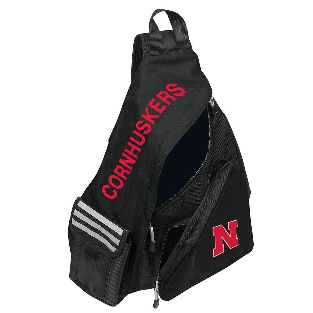 Nebraska Cornhuskers Ncaa "leadoff" Sling (black-black)