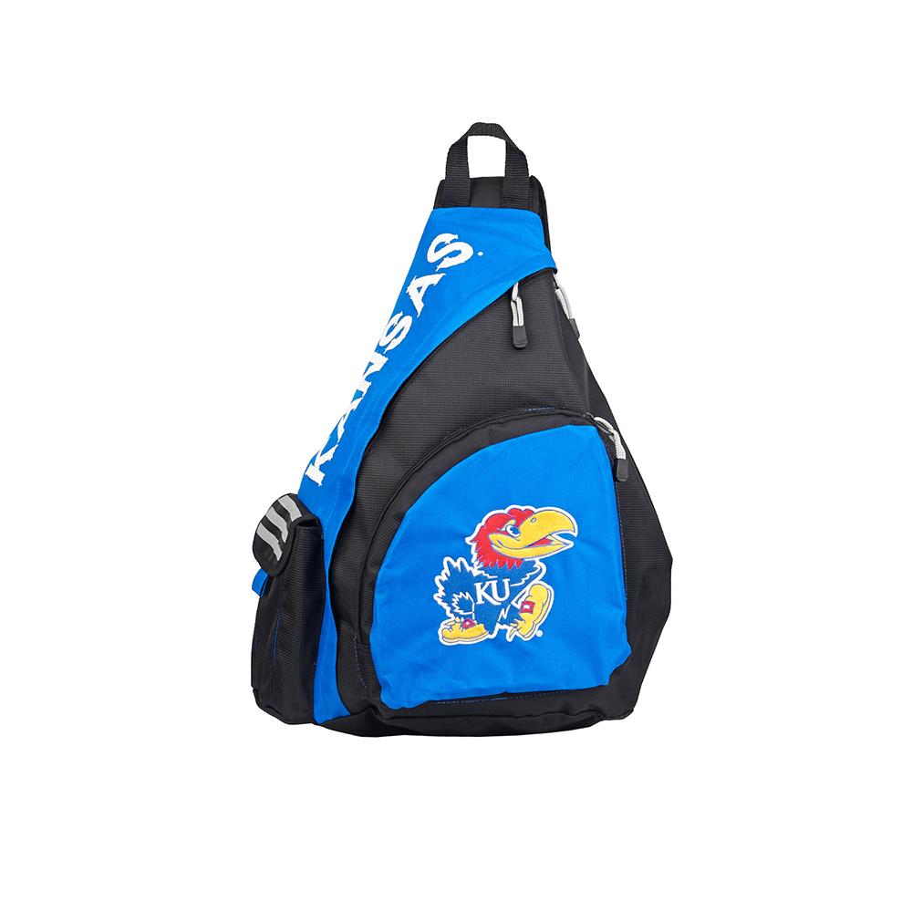 Kansas Jayhawks Ncaa "leadoff" Sling (royal-black)