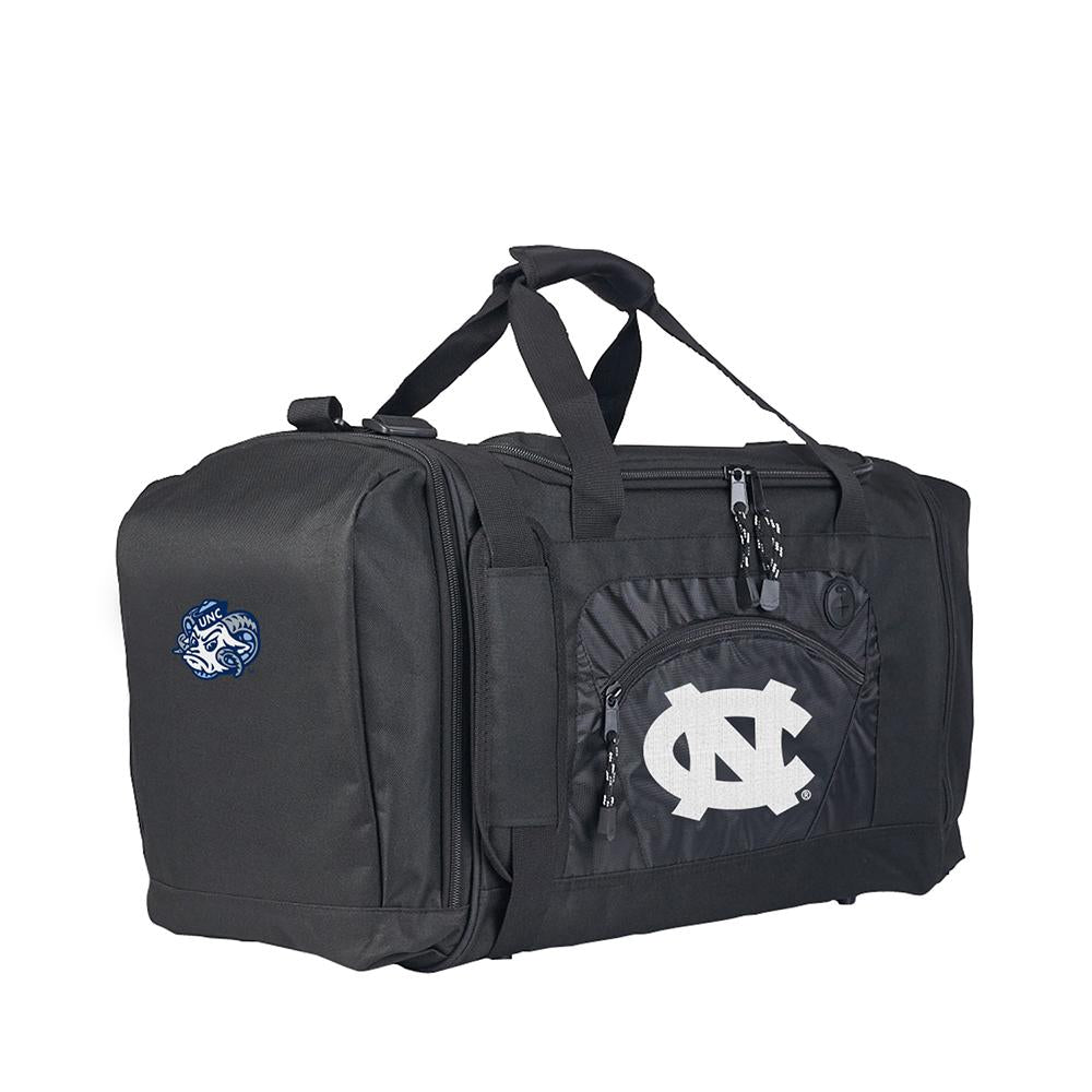 North Carolina Tar Heels Ncaa Roadblock Duffel Bag (black-black)