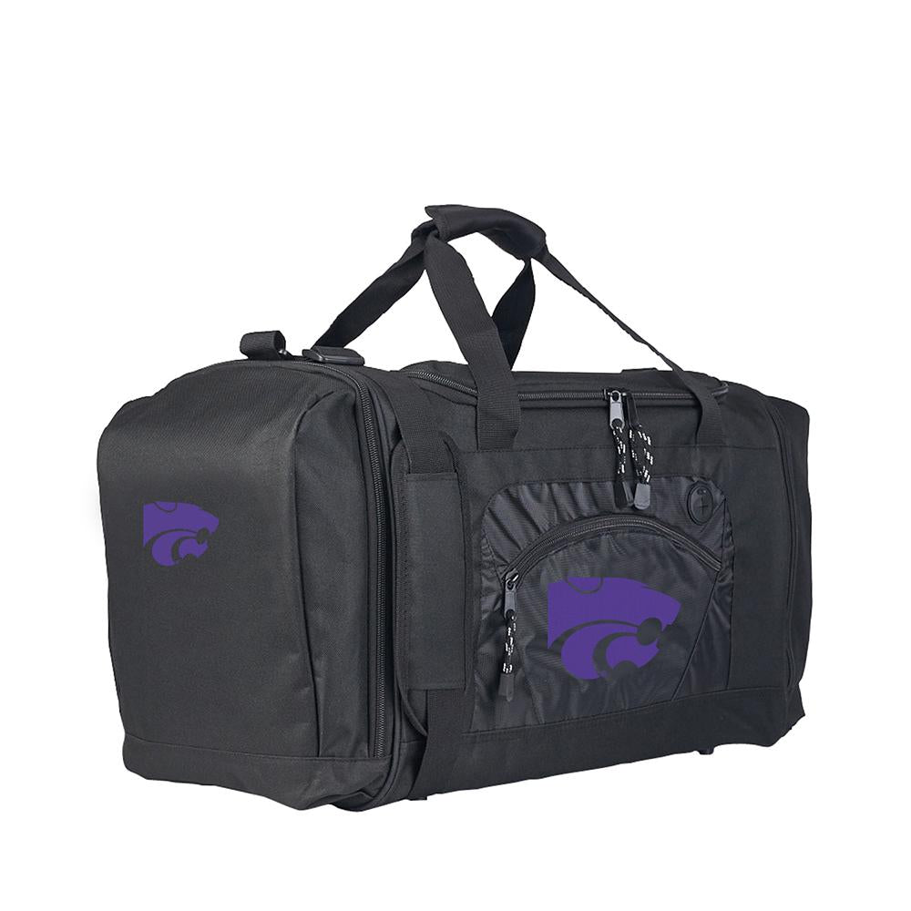 Kansas State Wildcats Ncaa Roadblock Duffel Bag (black-black)