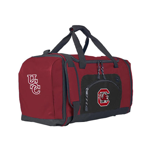 South Carolina Gamecocks Ncaa Roadblock Duffel Bag (black-black)