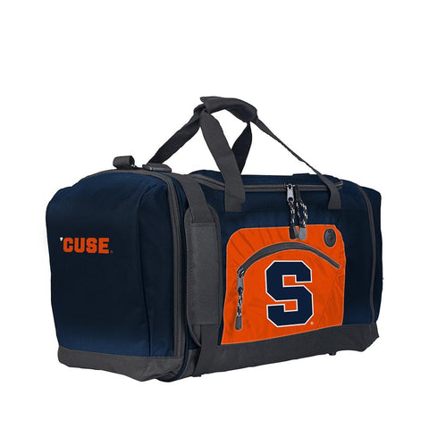 Syracuse Orangemen Ncaa Roadblock Duffel Bag (navy-orange)