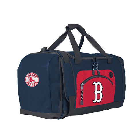Boston Red Sox Mlb Roadblock Duffel Bag (navy-red)