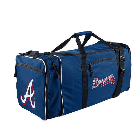 Atlanta Braves Mlb Steal Duffel Bag (navy)