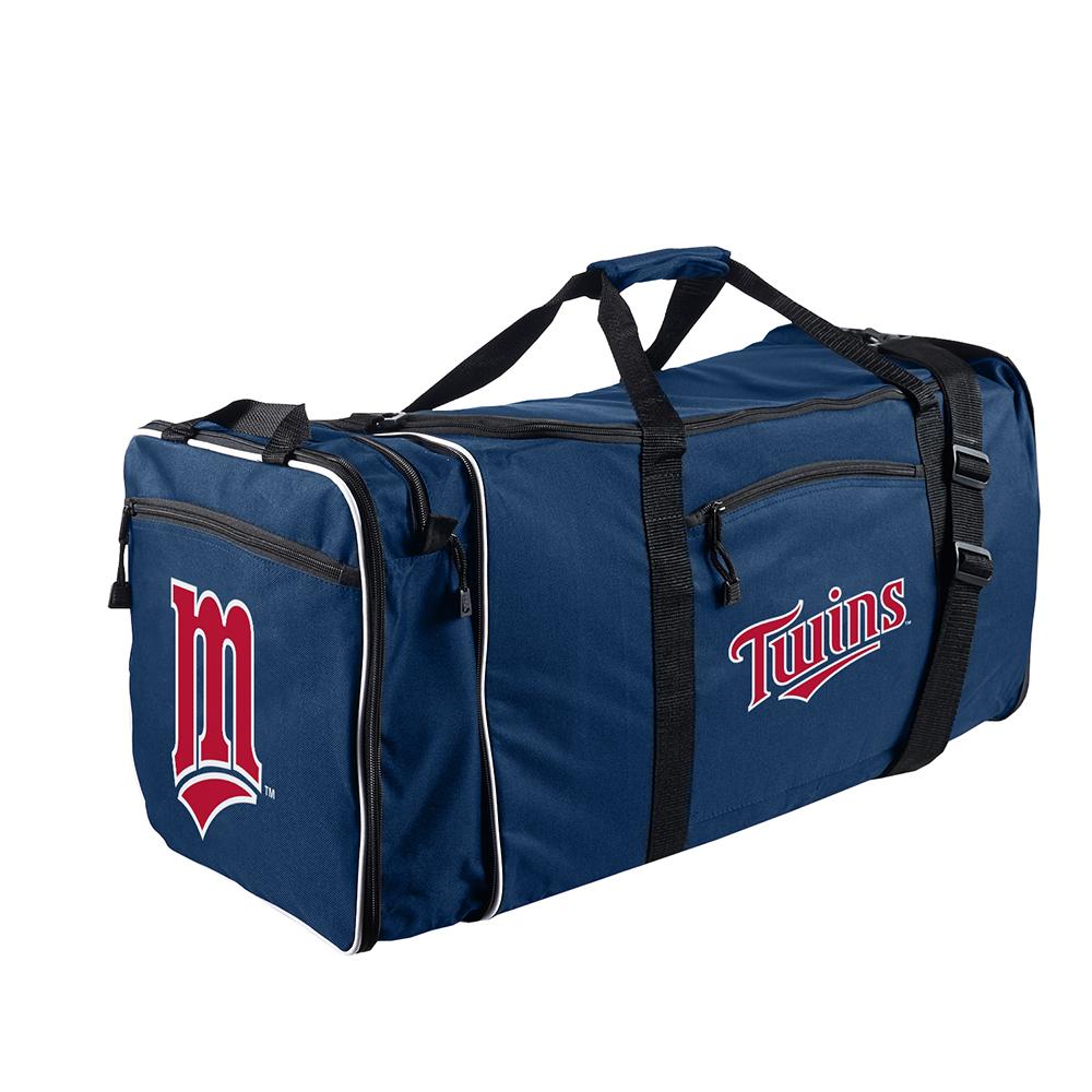 Minnesota Twins Mlb Steal Duffel Bag (navy)