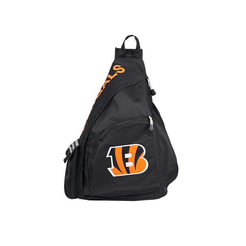 Cincinnati Bengals Nfl "leadoff" Sling (black-black)