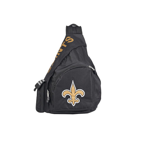 New Orleans Saints Nfl "leadoff" Sling (black-black)