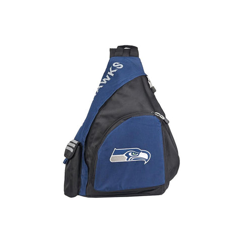 Seattle Seahawks Nfl "leadoff" Sling (navy-black)