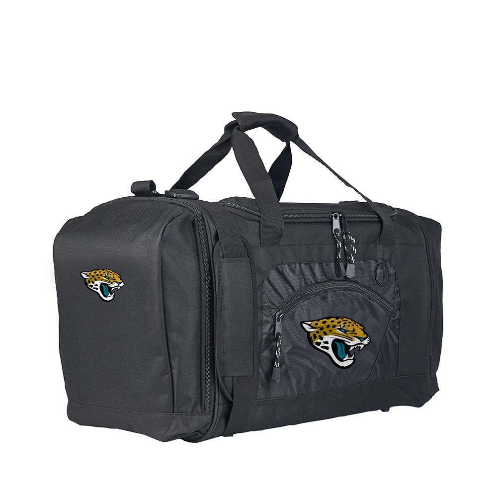 Jacksonville Jaguars Nfl Roadblock Duffel Bag (black-black)