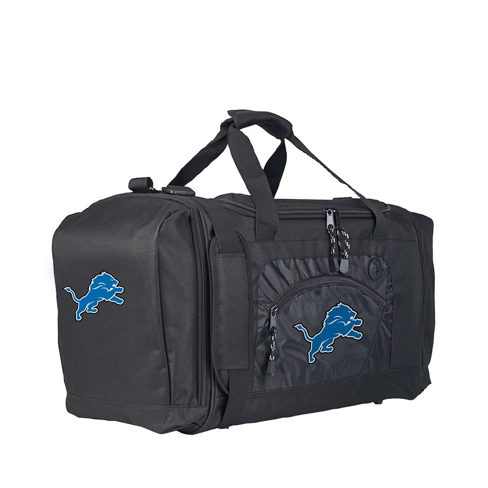 Detroit Lions Nfl Roadblock Duffel Bag (black-black)