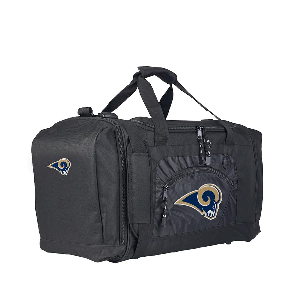 Los Angeles Rams Nfl Roadblock Duffel Bag (black-black)