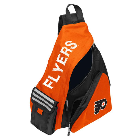 Philadelphia Flyers Nhl "leadoff" Sling (orange-black)