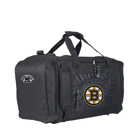 Boston Bruins Nhl Roadblock Duffel Bag (black-black)