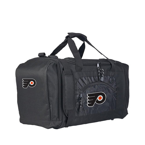 Philadelphia Flyers Nhl Roadblock Duffel Bag (black-black)