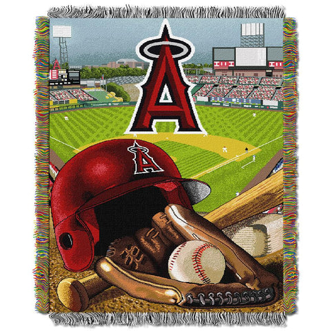 Anaheim Angels MLB Woven Tapestry Throw (Home Field Advantage) (48x60)