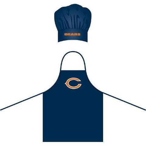 Chicago Bears NFL Barbeque Apron and Chef's Hat