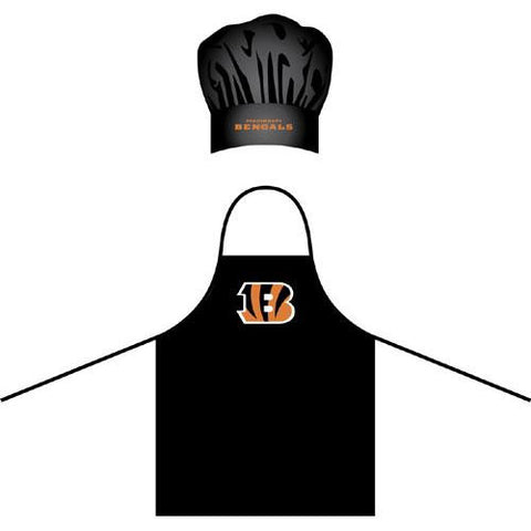 Cincinnati Bengals NFL Barbeque Apron and Chef's Hat