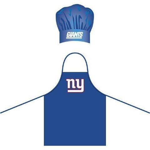 New York Giants NFL Barbeque Apron and Chef's Hat