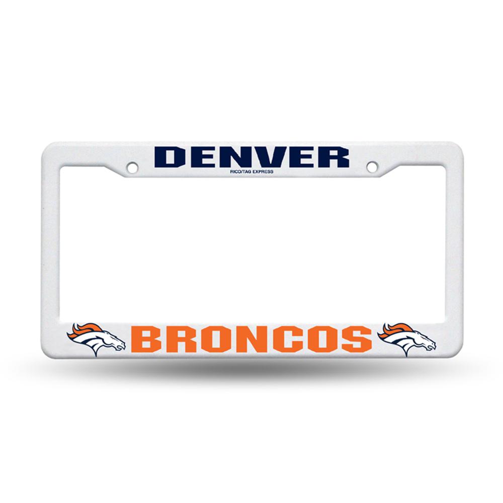 Denver Broncos Nfl Plastic License Plate Frame