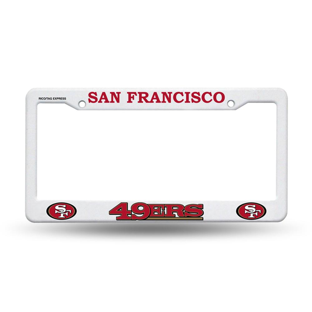 San Francisco 49ers Nfl Plastic License Plate Frame