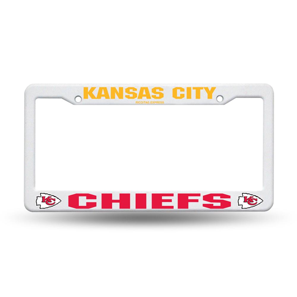 Kansas City Chiefs Nfl Plastic License Plate Frame