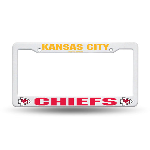 Kansas City Chiefs Nfl Plastic License Plate Frame