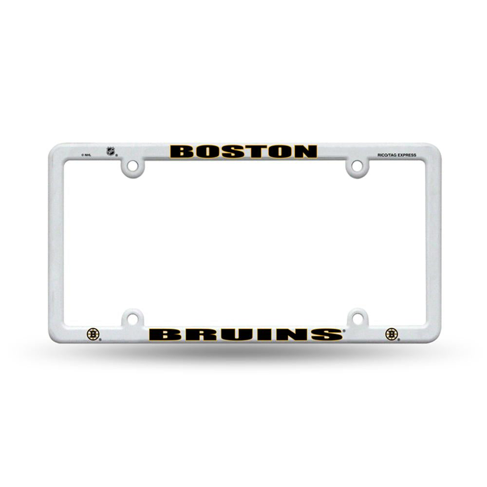 Boston Bruins Nhl Plastic License Plate Frame