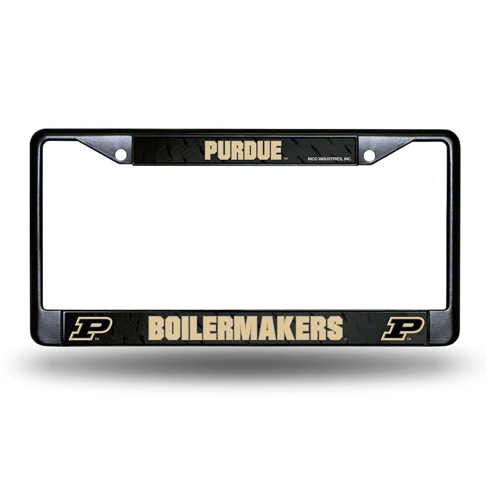 Purdue Boilermakers Ncaa Black License Plate Frame